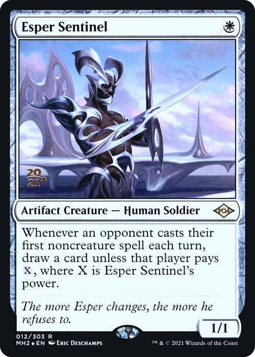 Esper Sentinel (PRE-12S) - Modern Horizons 2 Promos Foil