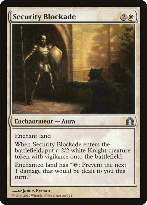 Security Blockade (RTR-020) - Return to Ravnica Foil