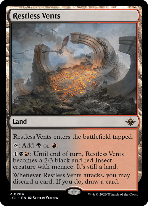 Restless Vents (LCI-284) - The Lost Caverns of Ixalan Foil