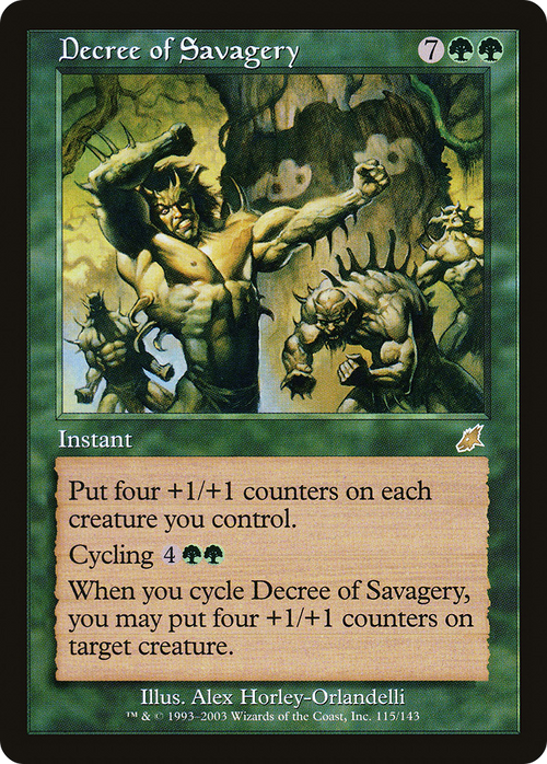 Decree of Savagery (SCG-115) - Scourge