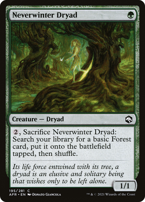 Neverwinter Dryad (AFR-195) - Adventures in the Forgotten Realms Foil