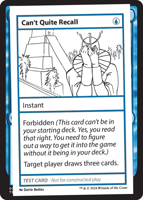 Can't Quite Recall (MB2PC-) - Mystery Booster 2