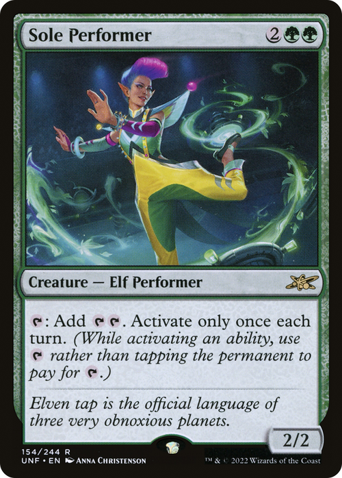 Sole Performer (UNF-154) - Unfinity Foil