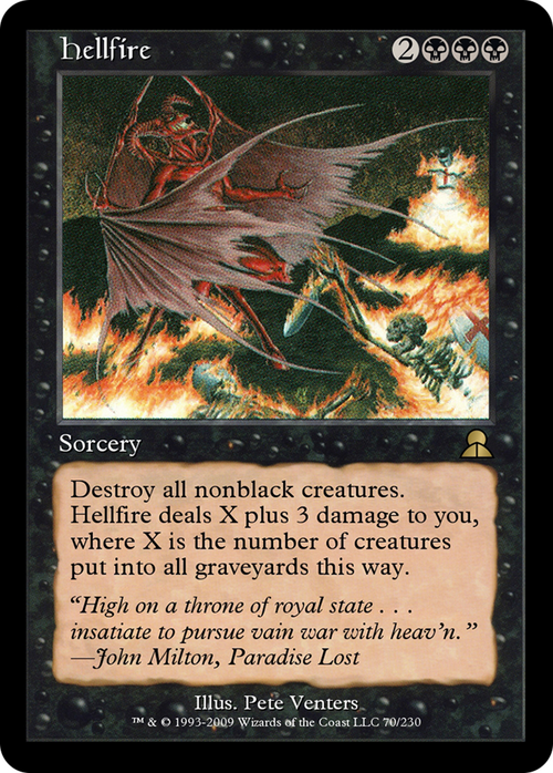 Hellfire (ME3-070) - Masters Edition III Foil