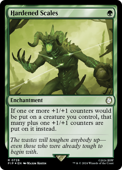 Hardened Scales (Surge Foil) (PIP-728) - Fallout Foil