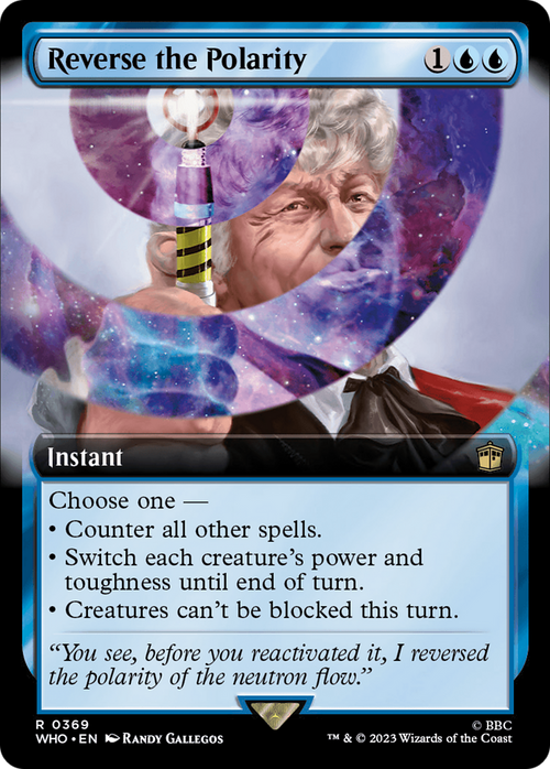 Reverse the Polarity (Extended Art) (WHO-369) - Doctor Who: (Extended Art)