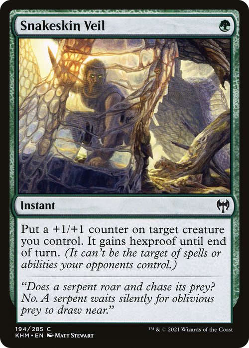 Snakeskin Veil (KHM-194) - Kaldheim Foil