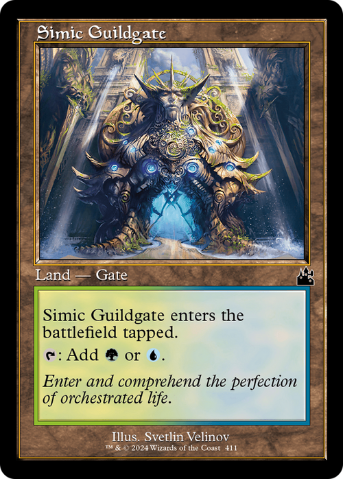 Simic Guildgate (Retro Frame) (RVR-411) - Ravnica Remastered Foil