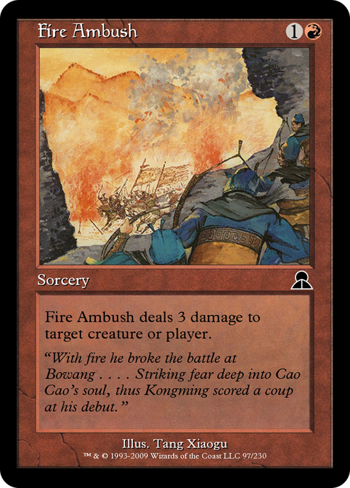 Fire Ambush (ME3-097) - Masters Edition III Foil