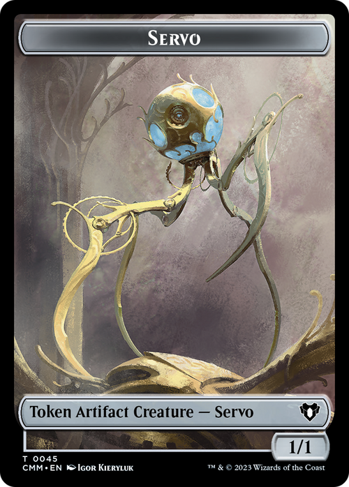 Servo (TCMM-045) - Commander Masters Tokens Foil