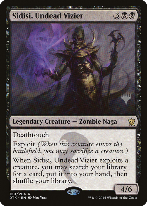 Sidisi, Undead Vizier (PPTHB-120) - Dragons of Tarkir Promos Foil
