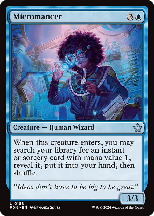 Micromancer (FDN-158) - Foundations Foil