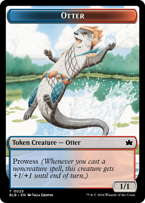 Otter Token (BLB-025) - Bloomburrow Tokens