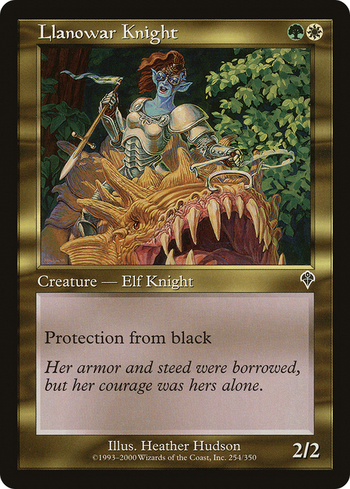 Llanowar Knight (INV-254) - Invasion