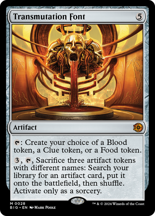 Transmutation Font (BIG-028) - The Big Score Foil