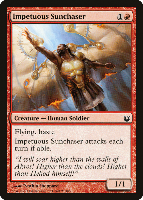 Impetuous Sunchaser (BNG-099) - Born of the Gods Foil