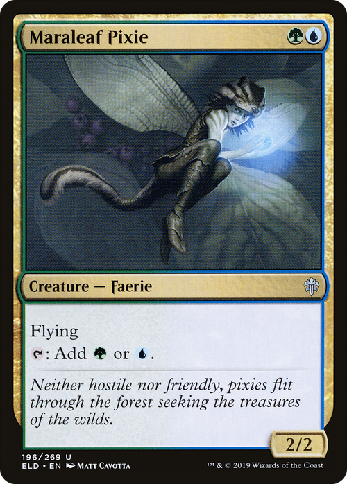 Maraleaf Pixie (ELD-196) - Throne of Eldraine