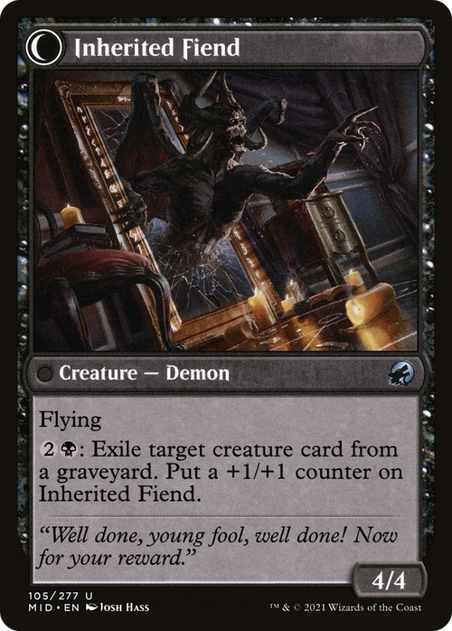 Heirloom Mirror (MID-105) - Innistrad: Midnight Hunt: (Double Faced Transform)