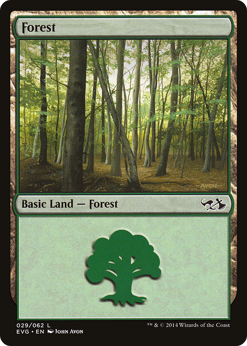 Forest (29) (Elves vs Goblins) (DD3-029) - Duel Decks Anthology: Elves vs. Goblins