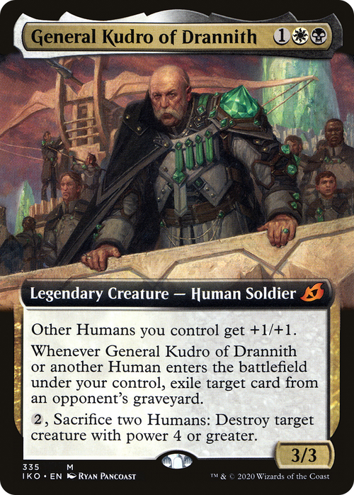 General Kudro of Drannith (Extended Art) (IKO-335) - Ikoria: Lair of Behemoths: (Extended Art)