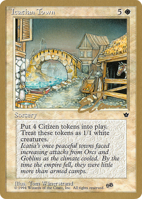Icatian Town - 1996 Eric Tam (FEM) (SB) (WCD-) - Pro Tour Collector Set