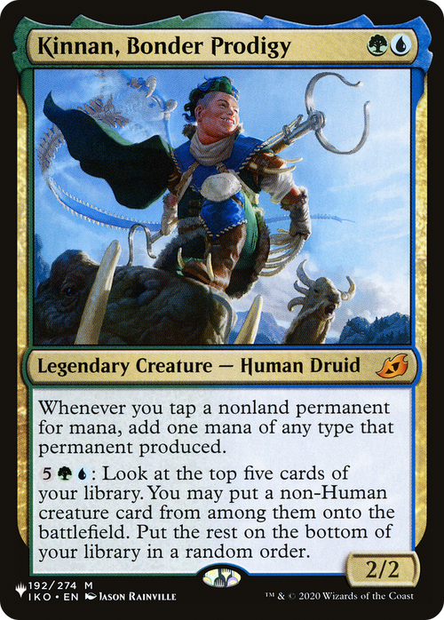 Kinnan, Bonder Prodigy (LIST-192) - The List