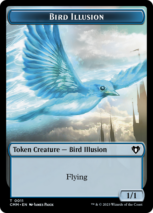 Bird Illusion (TCMM-011) - Commander Masters Tokens Foil