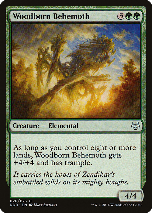 Woodborn Behemoth (DDR-026) - Duel Decks: Nissa vs. Ob Nixilis