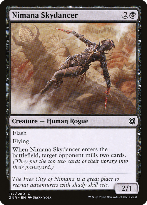 Nimana Skydancer (ZNR-117) - Zendikar Rising Foil