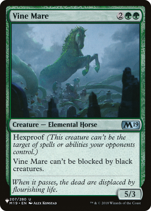 Vine Mare (LIST-M19-207) - The List