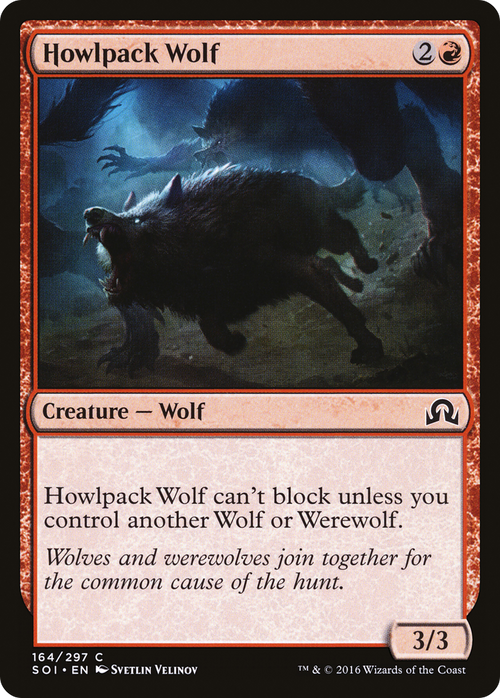 Howlpack Wolf (SOI-164) - Shadows over Innistrad