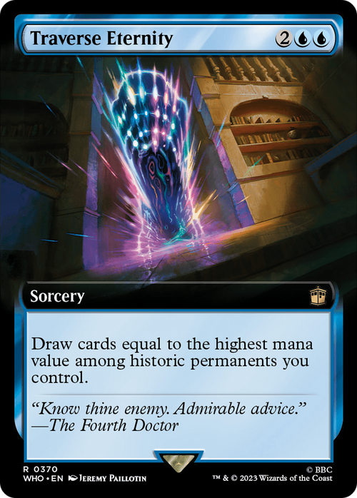 Traverse Eternity (Extended Art) (WHO-370) - Doctor Who: (Extended Art)