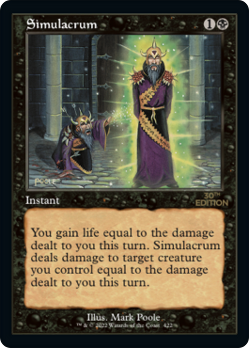 Simulacrum (Retro Frame) (30A-422) - 30th Anniversary Edition