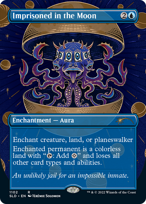Imprisoned in the Moon (Borderless) (SLD-1102) - Secret Lair Drop Foil