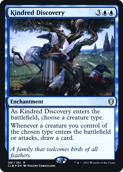 Kindred Discovery (PRE-081) - Battle for Baldur's Gate Promos Foil