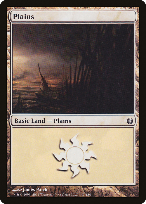 Plains (147) (MBS-147) - Mirrodin Besieged