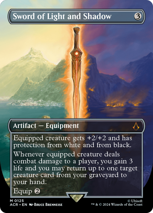 Sword of Light and Shadow (Borderless) (ACR-125) - Assassin's Creed Foil