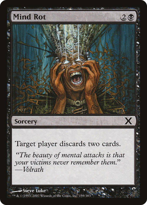 Mind Rot (10E-159) - Tenth Edition Foil