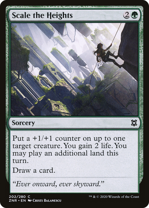 Scale the Heights (ZNR-202) - Zendikar Rising Foil