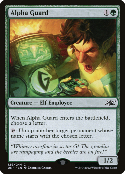 Alpha Guard (UNF-129) - Unfinity