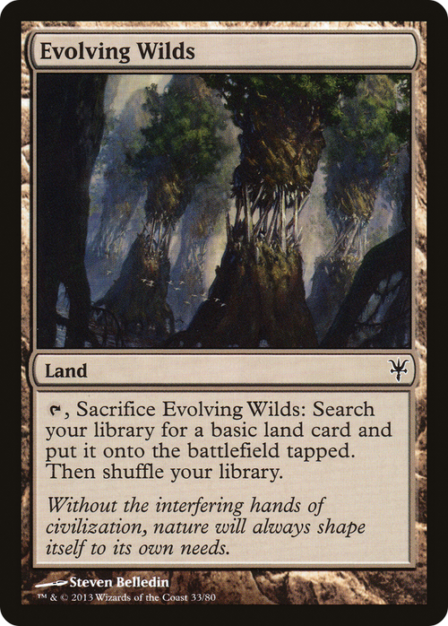 Evolving Wilds (DDK-033) - Duel Decks: Sorin vs. Tibalt