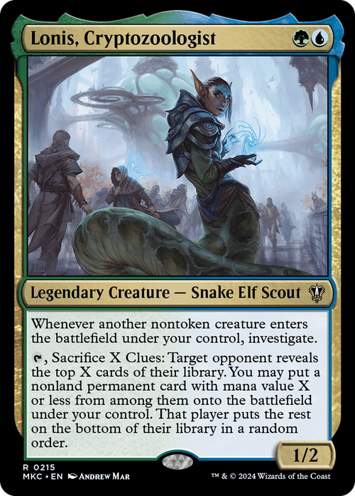 Lonis, Cryptozoologist (MKC-215) - Murders at Karlov Manor Commander
