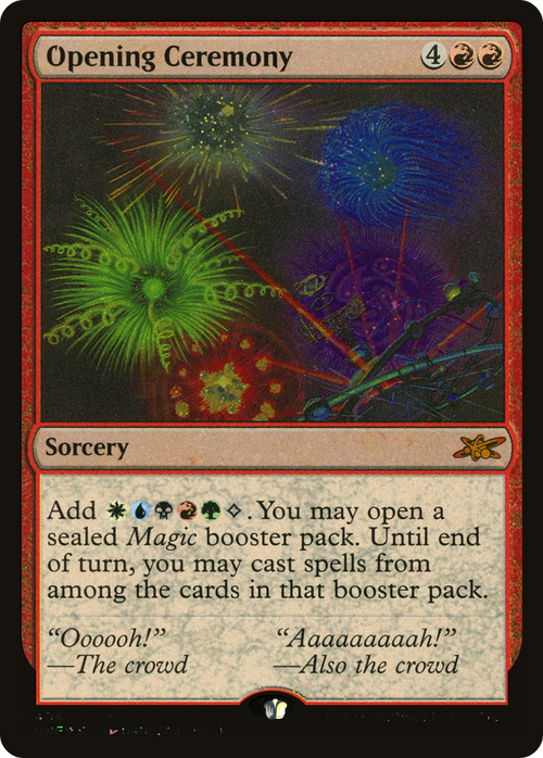 Opening Ceremony (Galaxy Foil) (UNF-404) - Unfinity Foil