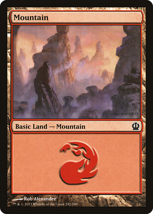Mountain (242) (THS-242) - Theros