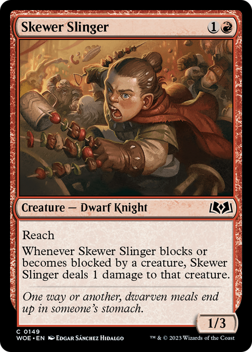 Skewer Slinger (WOE-149) - Wilds of Eldraine Foil