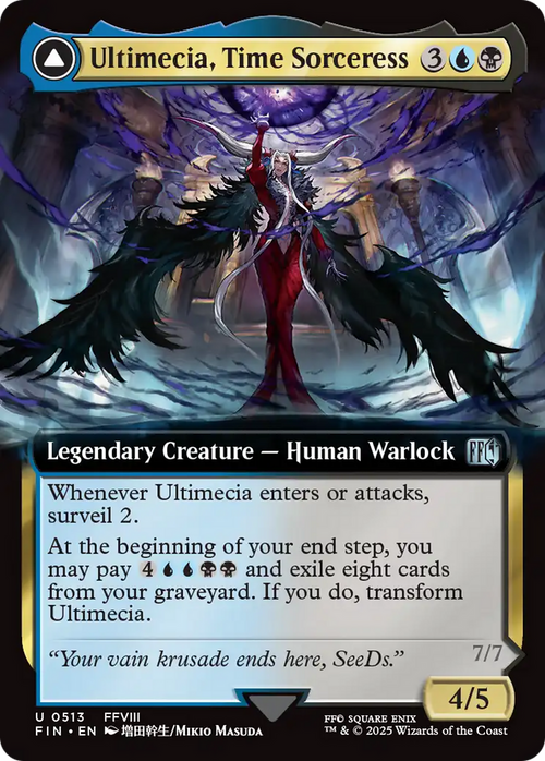 Ultimecia, Time Sorceress (Extended Art) (FIN-513) - FINAL FANTASY: (Extended Art)