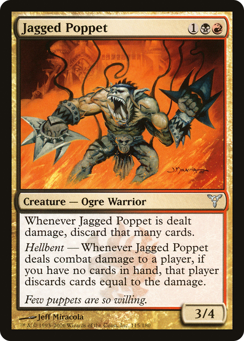 Jagged Poppet (DIS-115) - Dissension Foil