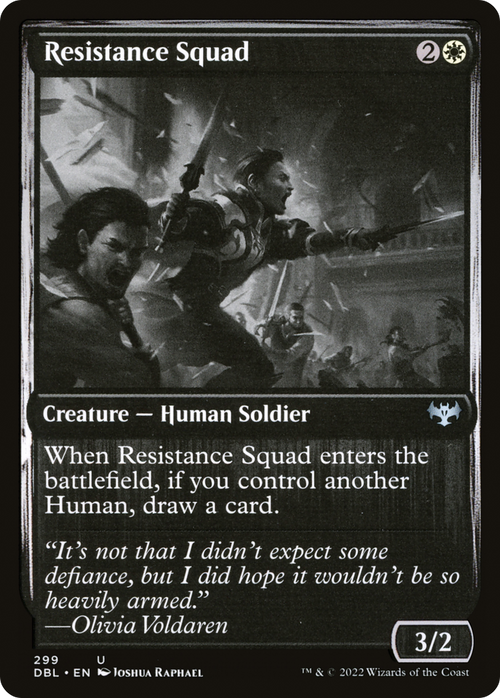Resistance Squad (DBL-299) - Innistrad: Double Feature