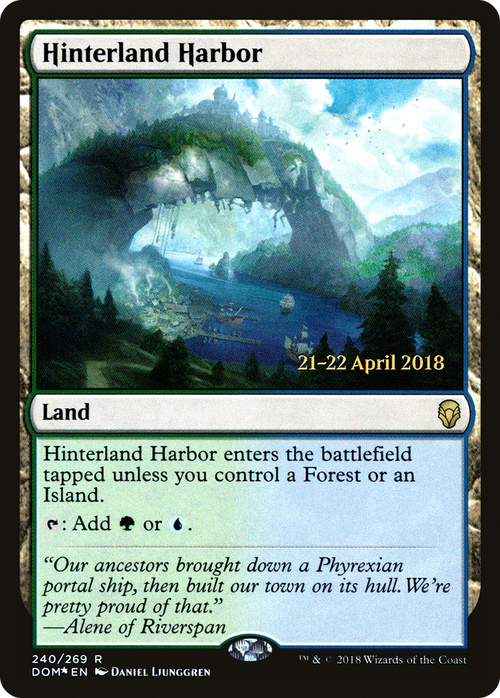 Hinterland Harbor (PRE-240S) - Dominaria Promos Foil