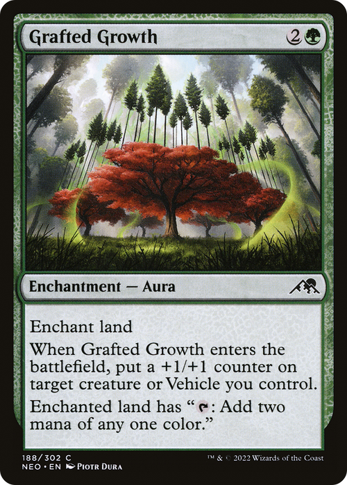Grafted Growth (NEO-188) - Kamigawa: Neon Dynasty